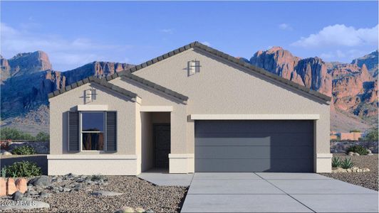 New construction Single-Family house 5271 E Midnight Star Drive, San Tan Valley, AZ 85143 - photo 0