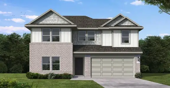 New construction Single-Family house 2009 Spark Vista Ln, Katy, TX 77493 plan Howard - image