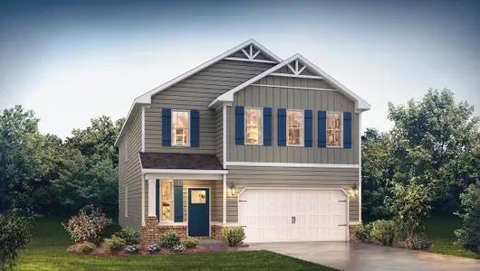 New construction Single-Family house 4820 Sc-101, Woodruff, SC 29388 plan BERKSHIRE - image