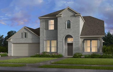 New construction Single-Family house 333 Kristen Oak Dr, Georgetown, TX 78628 Amber- photo 0