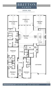 New construction Single-Family house 3836 Grapeseed Dr, Frisco, TX 75033 plan 585A - image 3