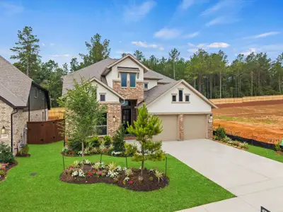 New construction Single-Family house 26151 Treetop Terrace Ln, Magnolia, TX 77316 plan Justin - image