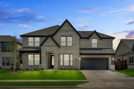 New construction Single-Family house 805 Turnbull Ave, Justin, TX 76247 Bellflower II- photo 0