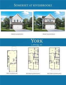 New construction Townhouse house 3832 Billabong Trl, Unit 94, Gainesville, GA 30506 The York D - photo 0