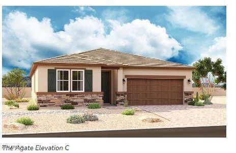 New construction Single-Family house 19633 W Cartwright Avenue, Buckeye, AZ 85396 Agate- photo 0