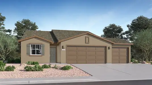 New construction Single-Family house 8892 E Crimson Snowberry Wy, Vail, AZ 85641 plan Dolly - image