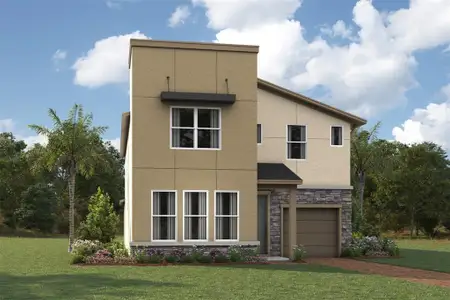 New construction Single-Family house 2312 Distant Sun Trl, Kissimmee, FL 34747 plan Laguna III - image