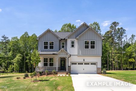 New construction Single-Family house 452 Golden Dragonfly St, Wake Forest, NC 27587 The Beech B- photo 0