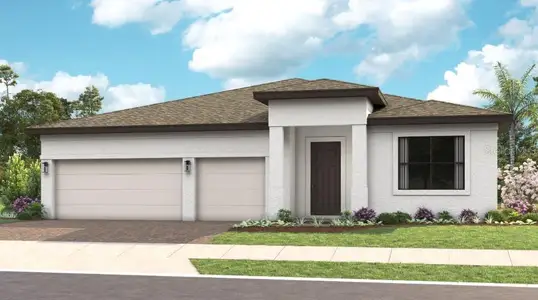 New construction Single-Family house 14451 Coastal Woodland Ln, Parrish, FL 34219 Pearl- photo 0