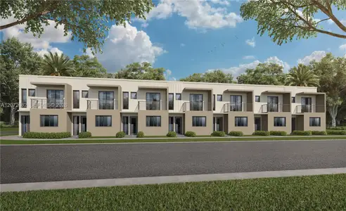 New construction Townhouse house 13845 Sw 261 Ter, Miami, FL 33032 - image