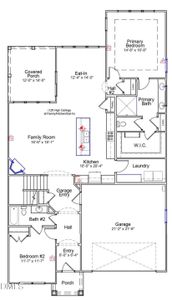 New construction Single-Family house 13 Bee Balm Ct, Youngsville, NC 27596 plan Fullerton - image