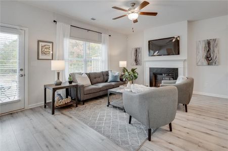 New construction Townhouse house 7441 Knoll Hollow Rd, Lithonia, GA 30058 plan The Lenox II - image 16