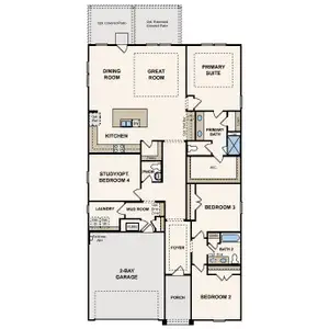 New construction Single-Family house 505 Pinot Noir Dr, Alvin, TX 77511 plan Carlsbad - image