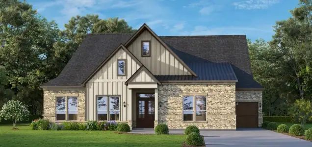 New construction Single-Family house 4008 Buffalo Trl, Azle, TX 76020 plan Nelson - image