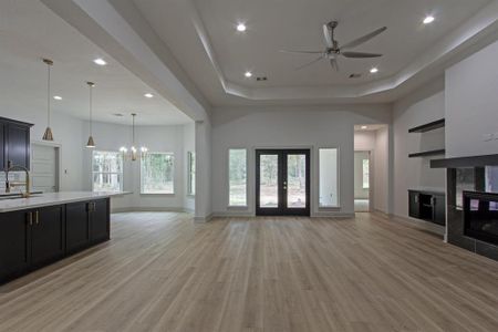 Spacious open living area perfect for entertaining!