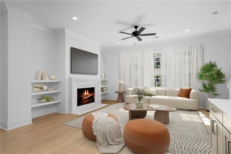New construction Townhouse house 415 Mayfair Ct, Alpharetta, GA 30009 null- photo 4 4