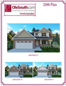 New construction Single-Family house 606 Spring Hill Dr, Smyrna, TN 37167 plan 2296 GHI - image
