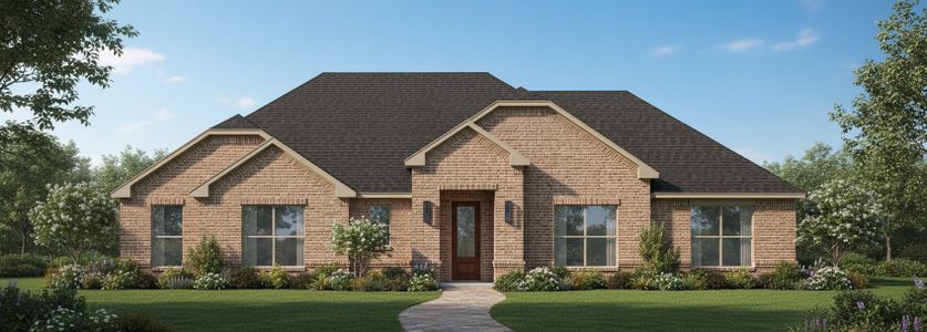 New construction Single-Family house Poolville, TX 76487 plan The Lotus - image