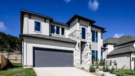 New construction Single-Family house 22227 Rustic Holw, San Antonio, TX 78258 plan 2599W - image