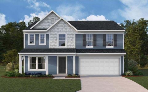 New construction Single-Family house 126 Cherry Glen Way, Euharlee, GA 30145 Jensen- photo 0