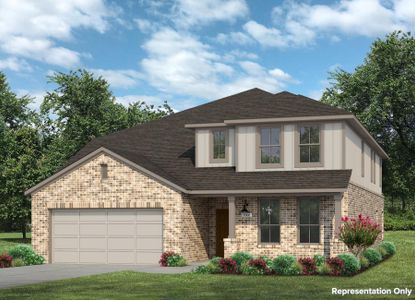 New construction Single-Family house 136 Warner Wy, Mico, TX 78056 plan Legacy Hills 3007 - image