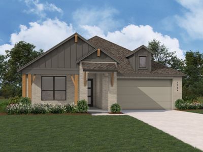 New construction Single-Family house 112 Green Brush Dr, Liberty Hill, TX 78642 plan Kahlo - image