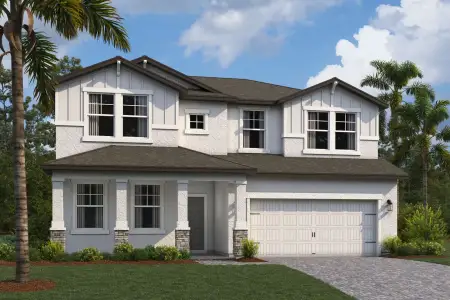 New construction Single-Family house 11062 Cider Wy, Pasadena Hills, FL 33525 plan Santa Monica - image