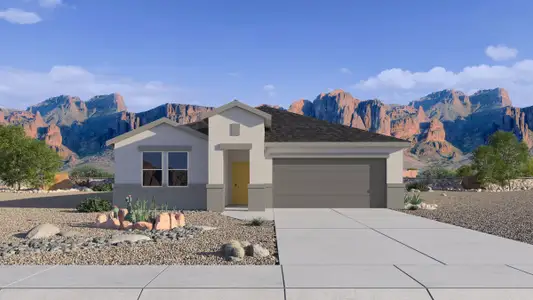 New construction Single-Family house 5789 E Axle Ln, San Tan Valley, AZ 85140 plan Saguaro - image