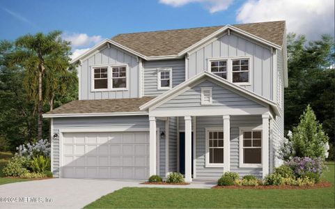 New construction Single-Family house 225 Brook Forest Dr, St. Augustine, FL 32092 Driftwood- photo 0