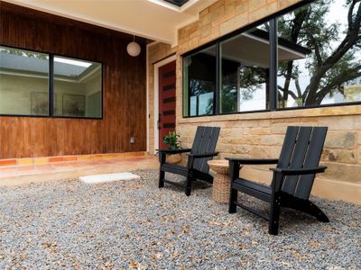 Unwind the day and enjoy front porch living.