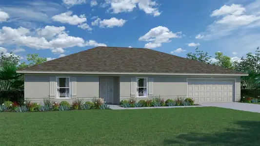 New construction Single-Family house 244 Ne Saint James Dr, Port St. Lucie, FL 34983 plan Majestic - image