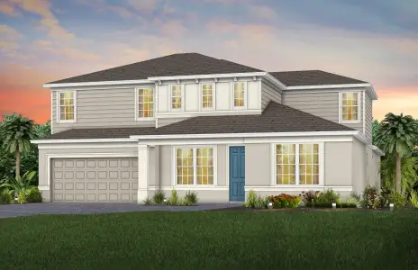 New construction Single-Family house 5599 Banyan Bay Rd, St. Cloud, FL 34771 plan Merlot - image