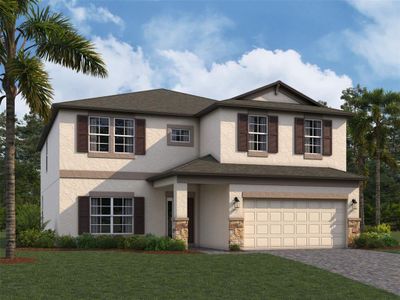 New construction Single-Family house 2956 Marine Grass Drive, Wimauma, FL 33598 Alenza- photo 0