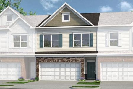 New construction Single-Family house 2580 Ravencliff Dr, Austell, GA 30168 The Ellison II- photo 0