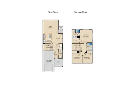 New construction Single-Family house 451 Sweet Spring Dr, Lavon, TX 75166 plan First - image