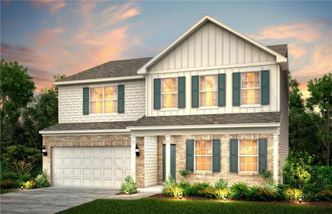 New construction Single-Family house 248 Delilah St, McDonough, GA 30252 plan Mitchell - image