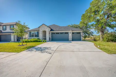 New construction Single-Family house 121 Plumbago Ln, Marble Falls, TX 78654 plan Agate - image