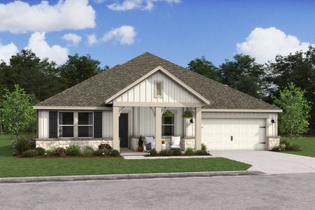 New construction Single-Family house 12027 Old Fashion Cir, Mont Belvieu, TX 77535 plan Aegean - image