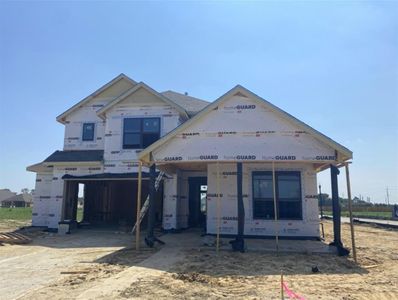 New construction Single-Family house 12347 Hackberry Drive, Mont Belvieu, TX 77523 Bernini- photo 0