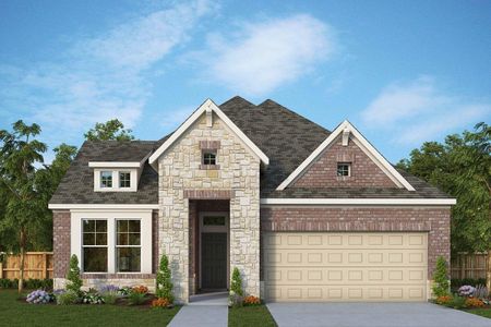 New construction Single-Family house 12323 Hackberry Dr, Mont Belvieu, TX 77523 plan The Courtland - image