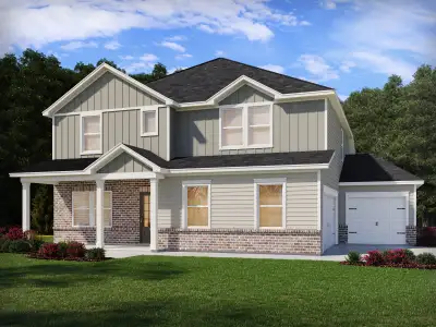 New construction Single-Family house 1297 Whitman Cir, Monroe, GA 30656 plan Sherwood - image