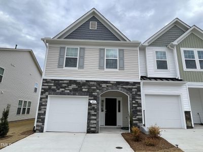 New construction Townhouse house 63 Double Run Trail, Clayton, NC 27527 Litchfield- photo 0