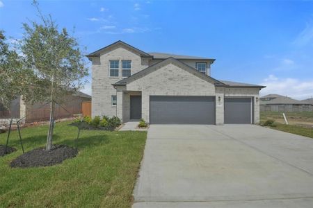 New construction Single-Family house 67 Leon Wy, Dayton, TX 77535 The Tierra A with 3-Car Garage- photo 0