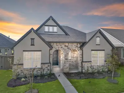 New construction Single-Family house 12019 Canal View Blvd, Mont Belvieu, TX 77523 plan Mickelson -50′ Lot - image
