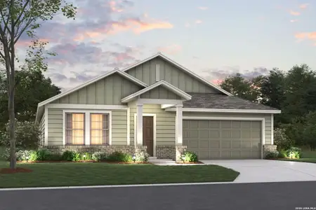 New construction Single-Family house 249 Tessaria Dr, San Marcos, TX 78666 plan Esparanza - image