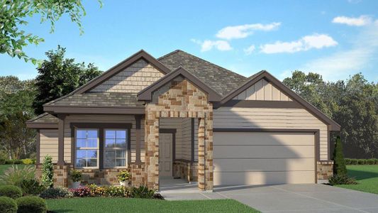 New construction Single-Family house 412 Creekfall Rd, Burnet, TX 78611 plan Prescott - image