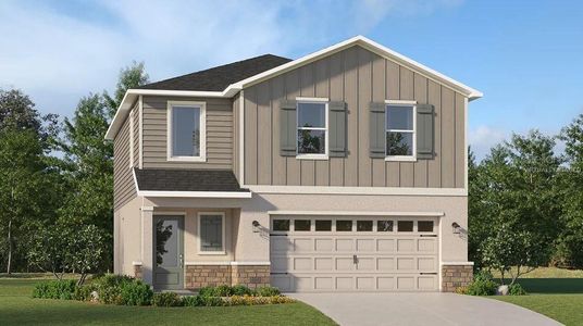 New construction Single-Family house 5424 Meadow Walk Dr, Davenport, FL 33837 plan Columbus - image