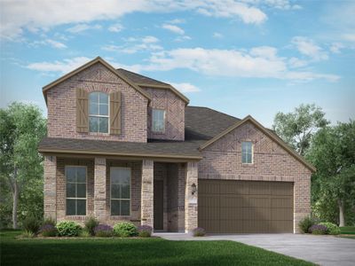 New construction Single-Family house 22210 Mount Whitney Rd, Waller, TX 77484 plan Redford Plan - image