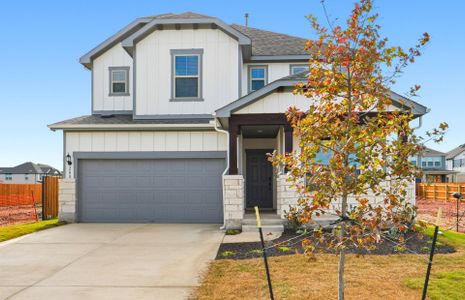 New construction Single-Family house 200 Singing Dove Wy, Liberty Hill, TX 78642 plan Saddlebrook - image