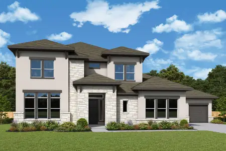 New construction Single-Family house 2825 Whalesong Wy, Leander, TX 78641 plan The Mozart - image
